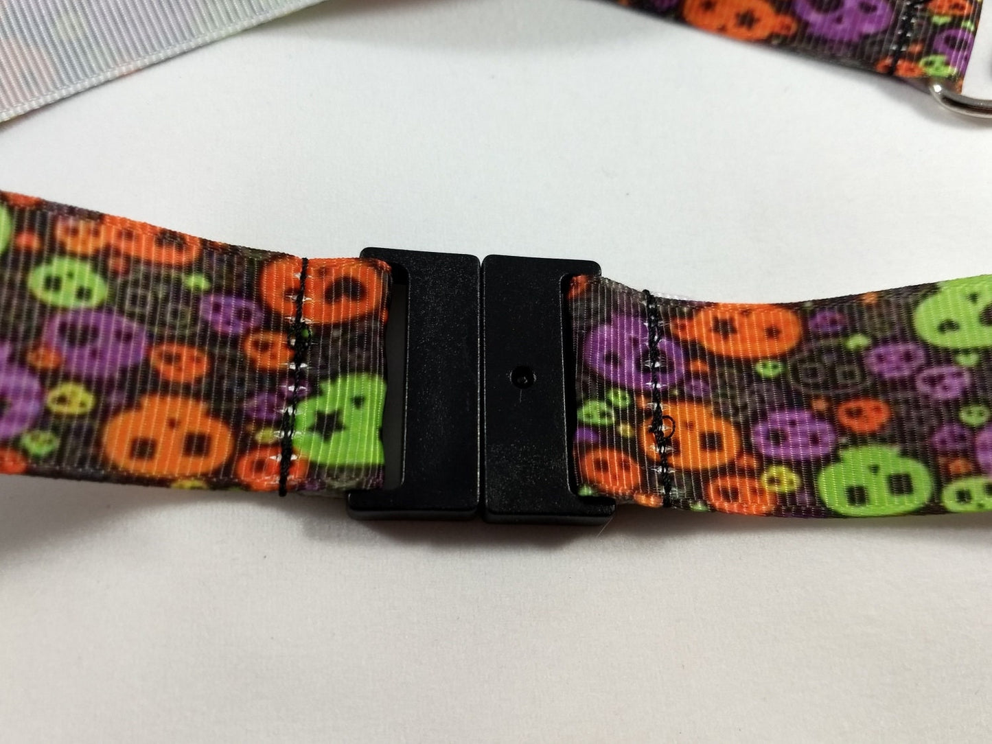 LAST ONE! Day of the Dead Neon Skull Lanyard