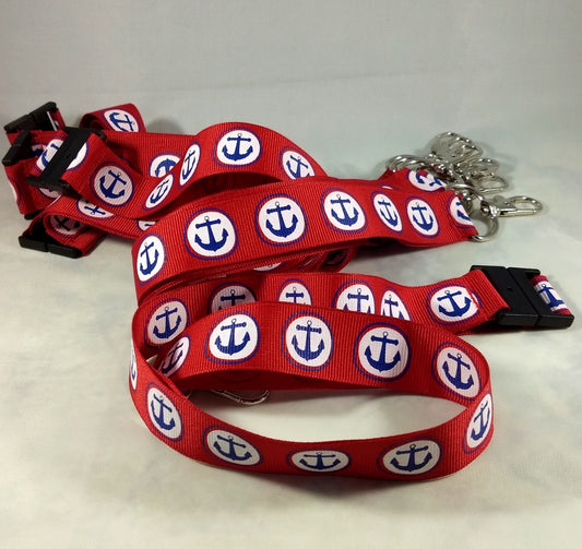 Anchor Ribbon Lanyard