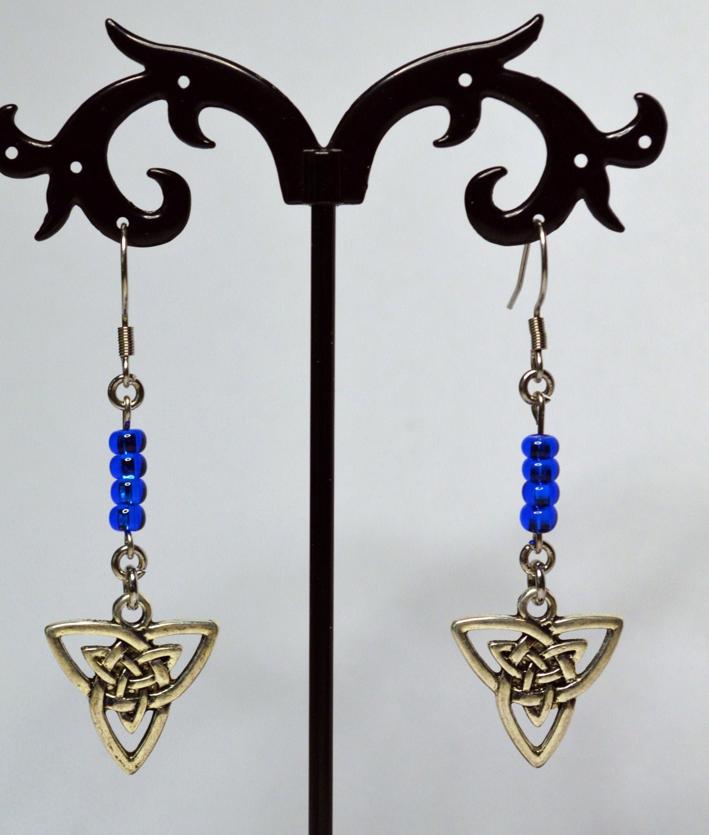 Triquetra Bead Earrings