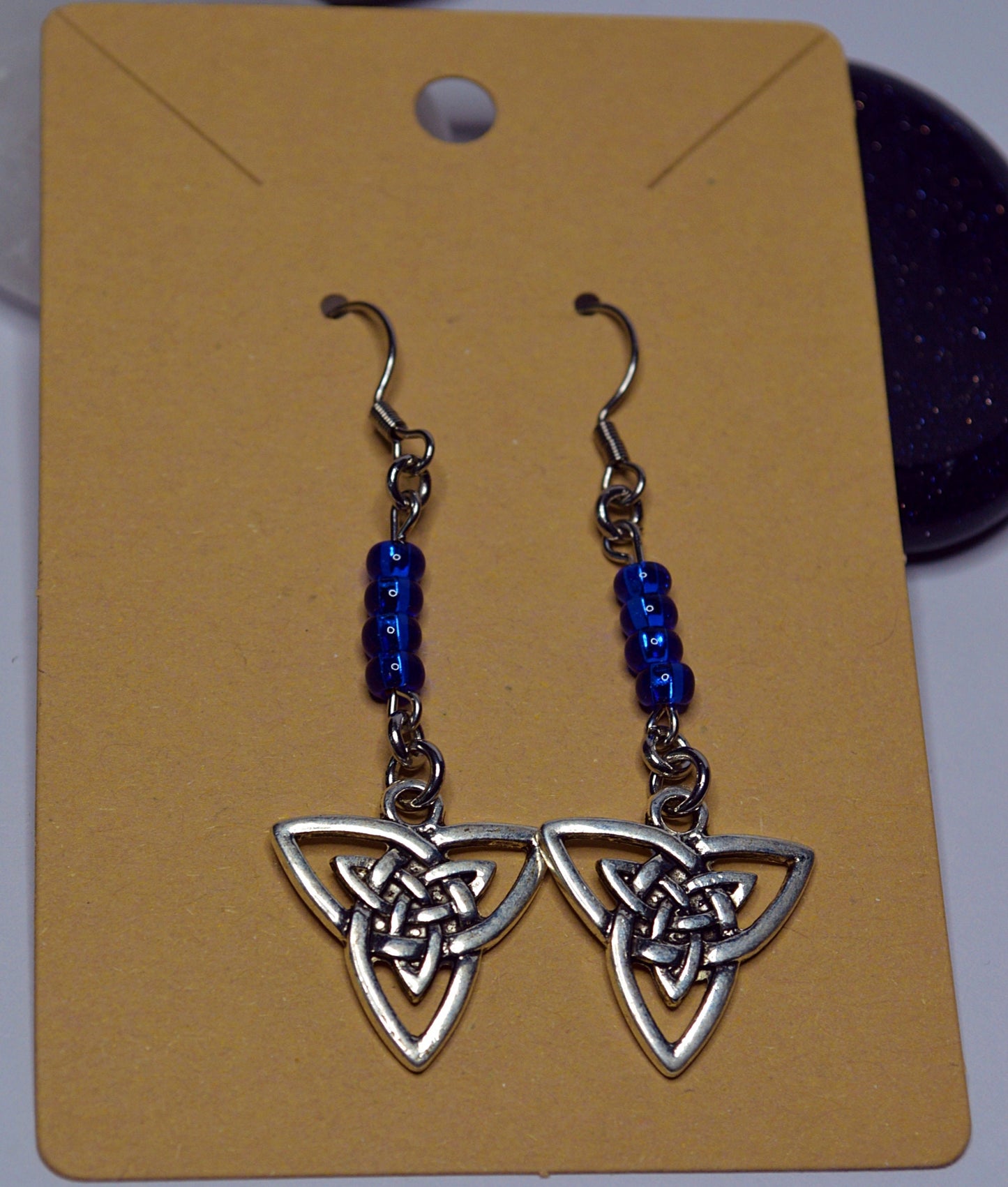 Triquetra Bead Earrings