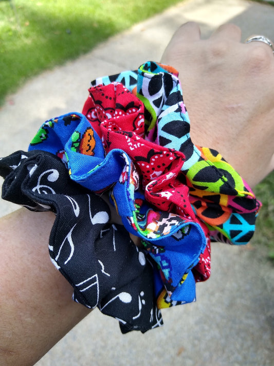 Novelty Scrunchies - Choose Your Favorite!