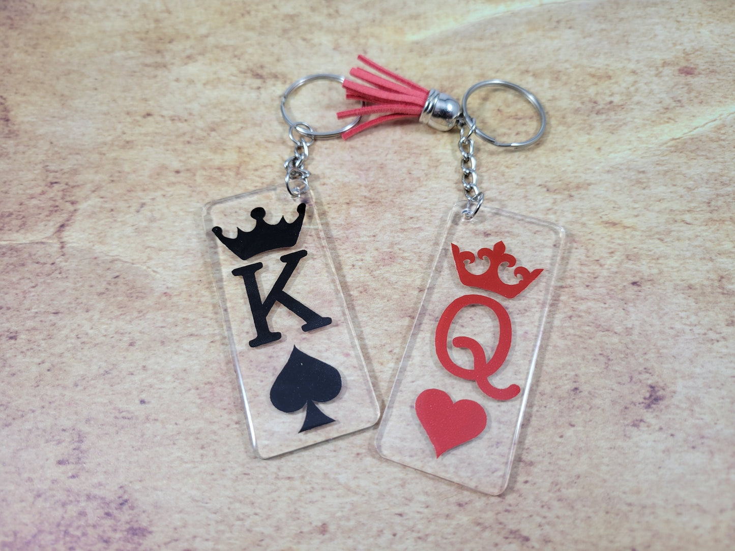 King & Queen-His and Hers Key Chains