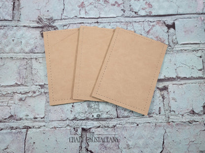 Tarjeteros minimalistas de ante sintético